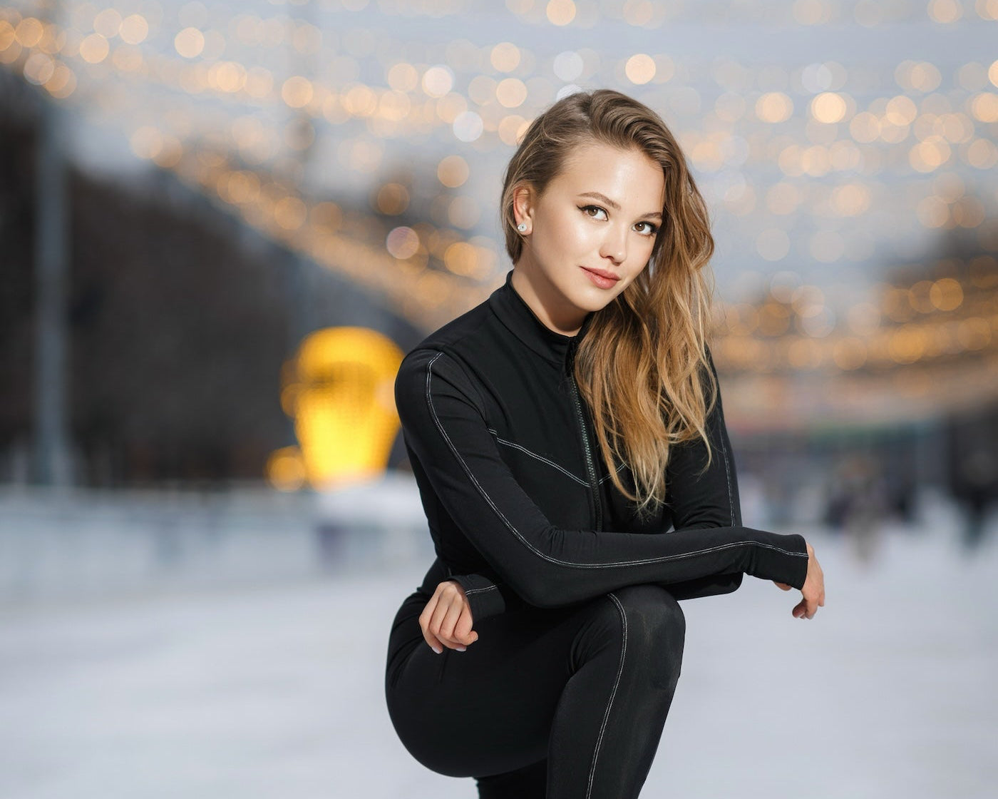 Iuliia Perminova - Ice Skaters Train During Summer