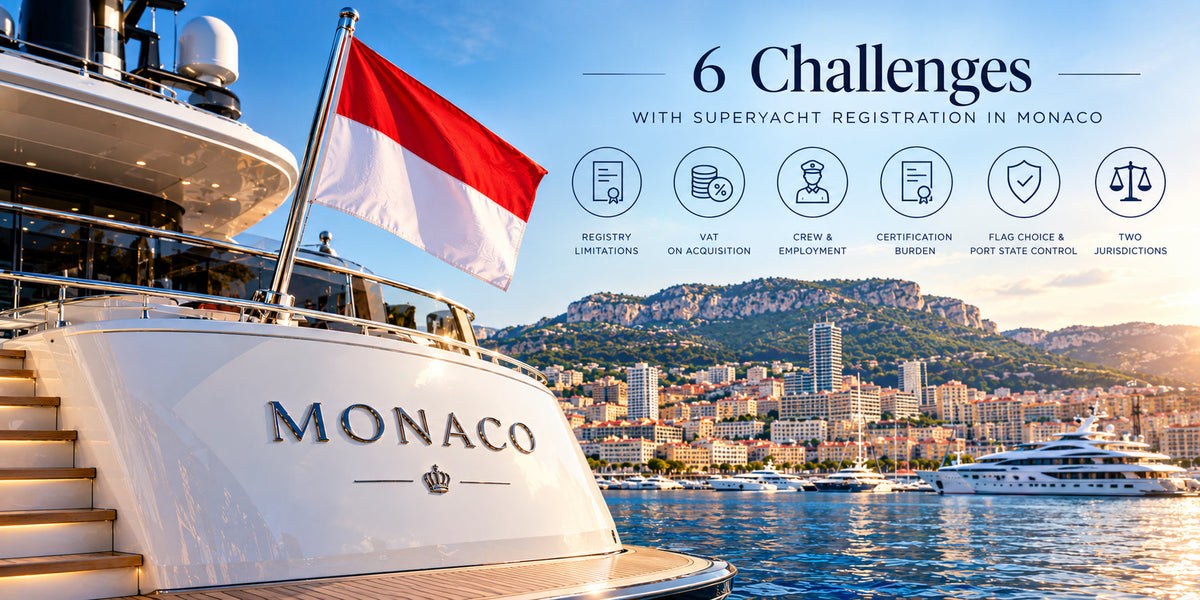 6 challenges with superyacht registration in Monaco