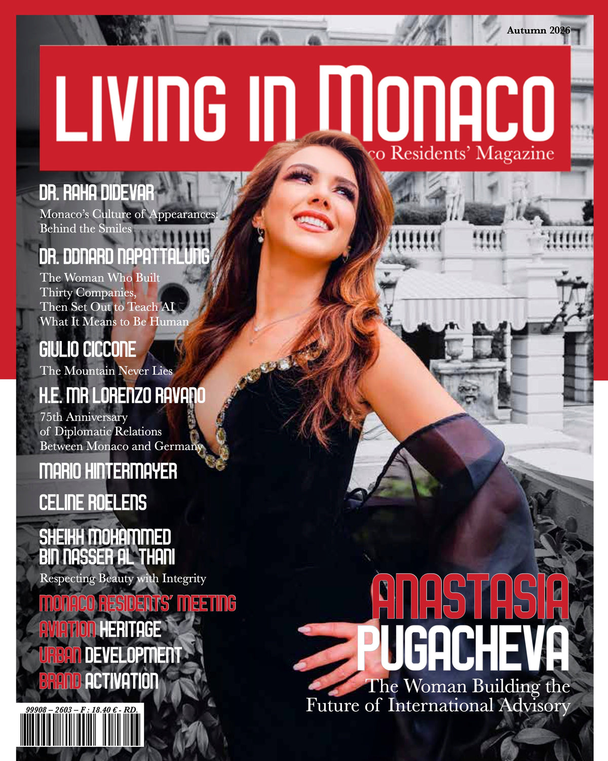 Living in Monaco Autumn 2026 (Anastasia Pugacheva cover edition)