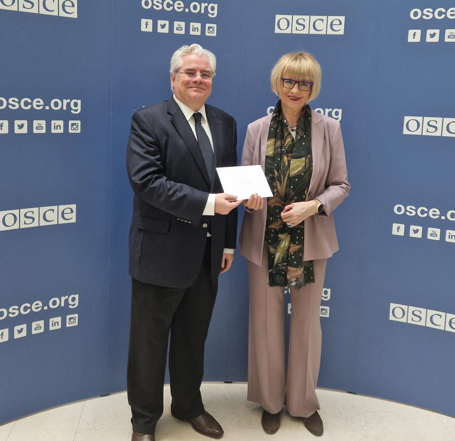 Accreditation of H.E. Mr Lorenzo Ravano to OSCE