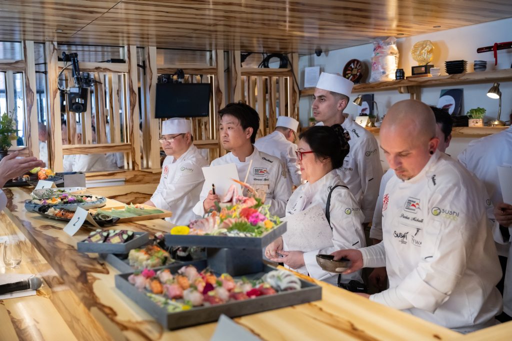 European Sushi Championships at The Niwaki restaurant © Fabbio Galatioto 2023