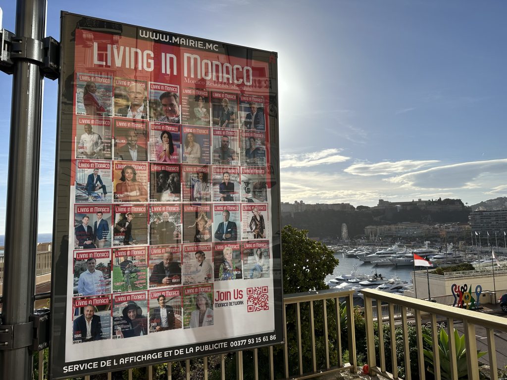 Living in Monaco advertisement