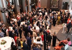 His Excellency Ambassador Lorenzo Ravano opens the diplomatic reception to mark the 19th anniversary of H.S.H. Prince Albert II’s accession